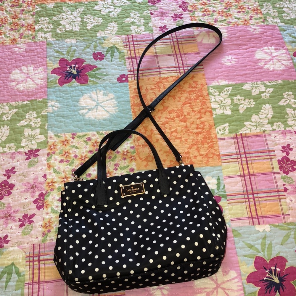 KateSpade cross body polka dot purse